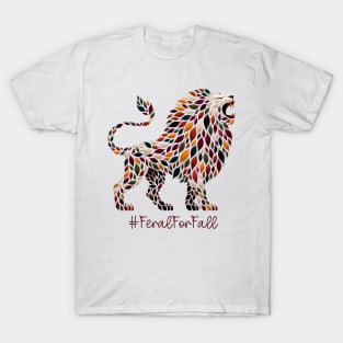 Feral For Fall Lion T-Shirt